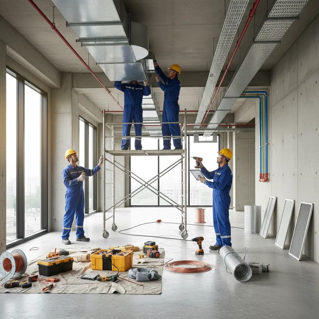 Ceiling and partition works