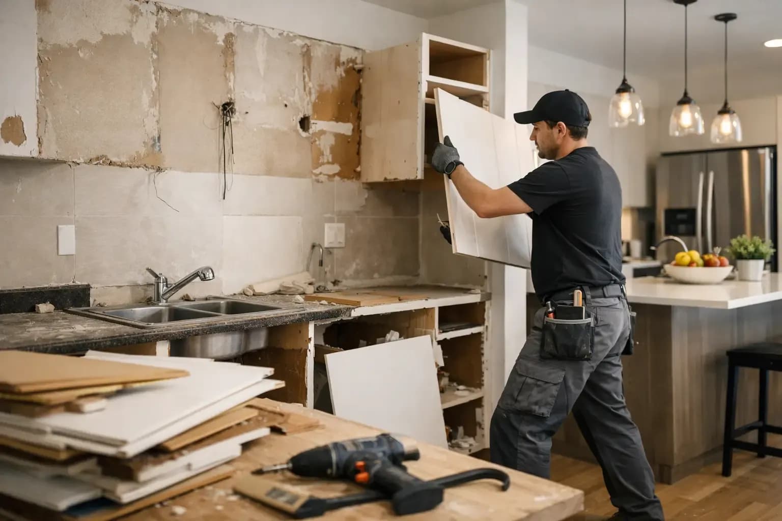 Cabinet & Built-In Fixture Dismantling