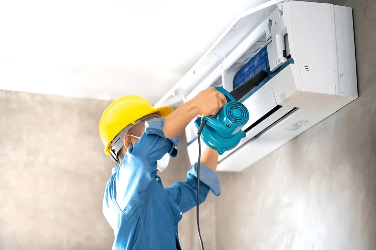 Aircon Ducting Painting